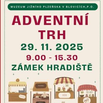 ADVENTNÍ TRH ZÁMEK HRADIŠTĚ BLOVICE, ROZSVÍCENÍ VÁNOČNÍHO STROMU V ČERNICÍCH